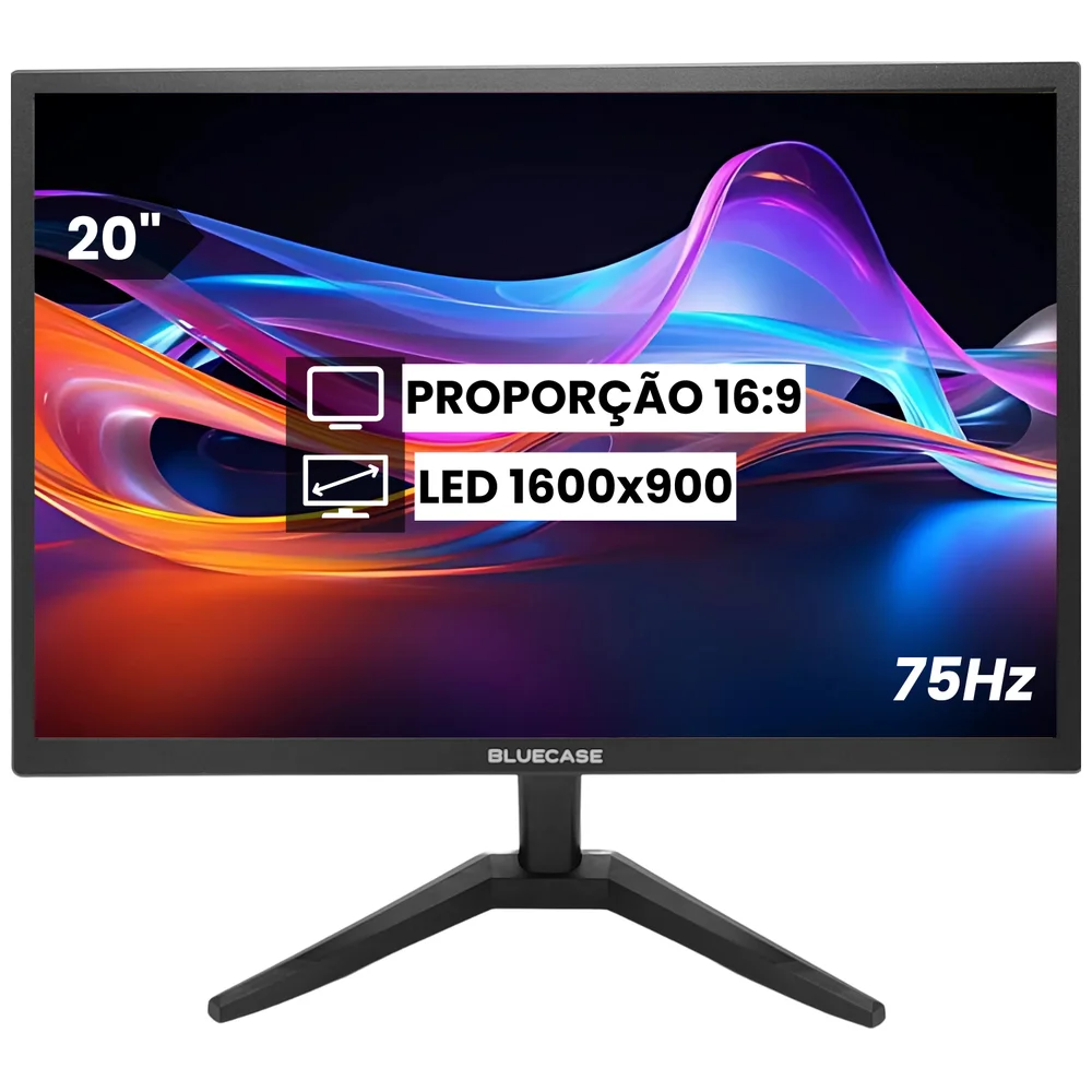 Monitor Gamer Bluecase 20" HD 75Hz TN - BM20 - Imagem 2