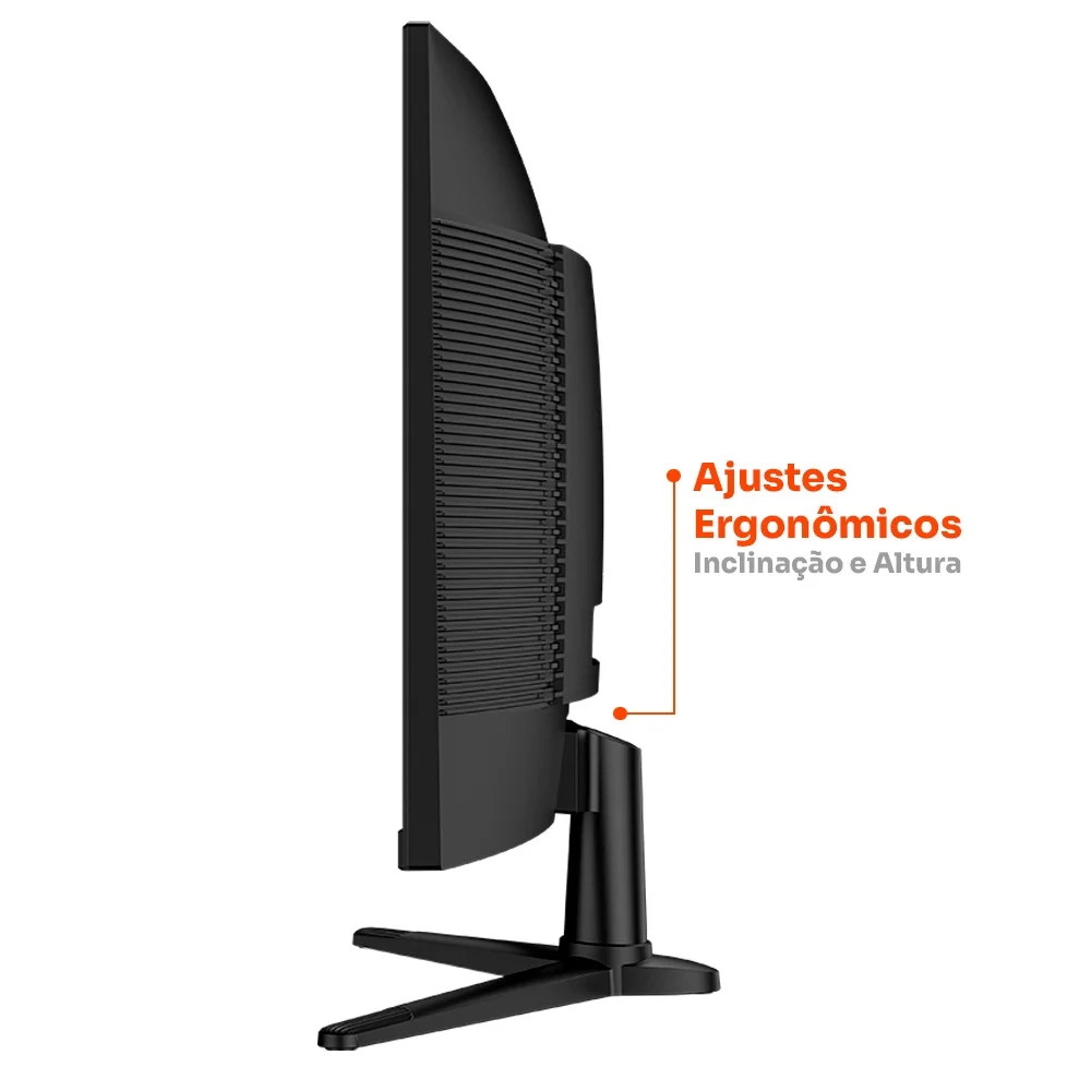 Monitor Gamer Husky Boreal 27" FHD 180Hz VA Curvo - HMG00527PT - Imagem 3