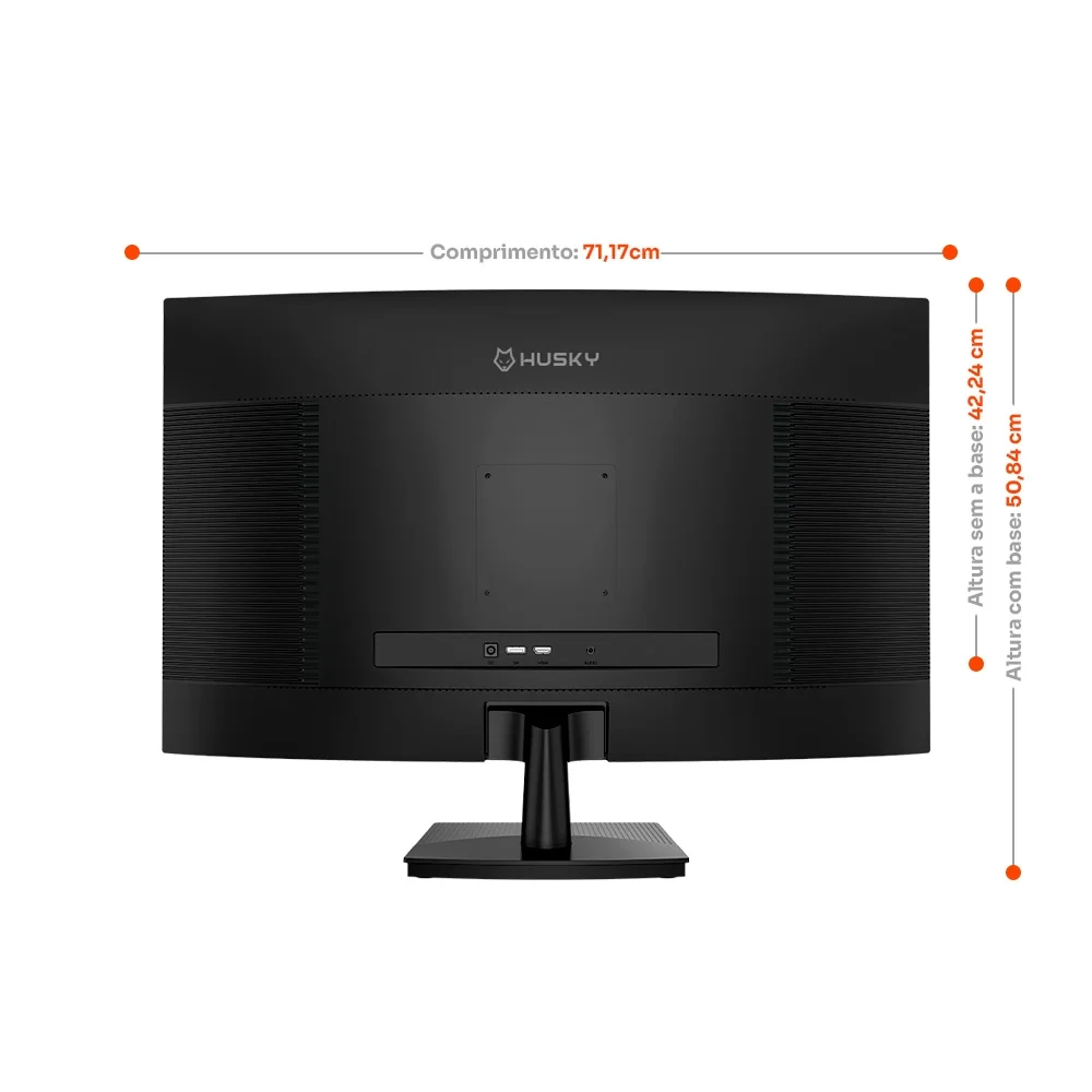 Monitor Gamer Husky Boreal 31.5" FHD 260Hz VA Curvo - HMG00732PT - Imagem 2