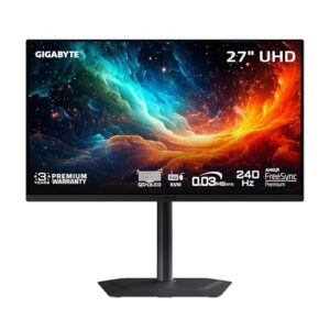Monitor Gamer Gigabyte AORUS 27" QHD 360Hz OLED - FO27Q3-SA
