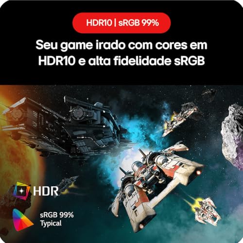 Monitor Gamer LG UltraGear 24" FHD 180Hz IPS - 24GS60F-B - Imagem 4