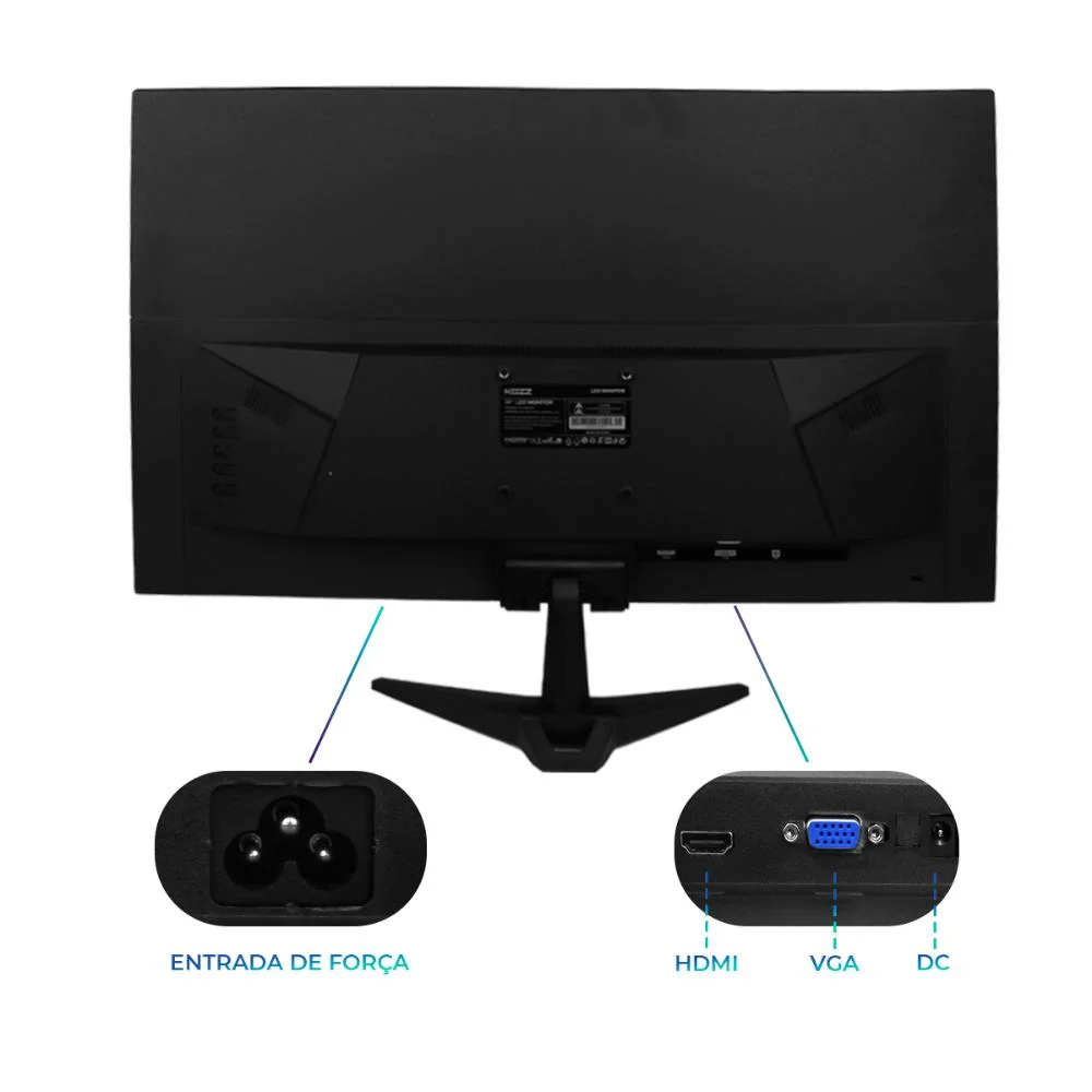 Monitor Gamer Generico 24" FHD 60Hz TN - 24B - Imagem 2